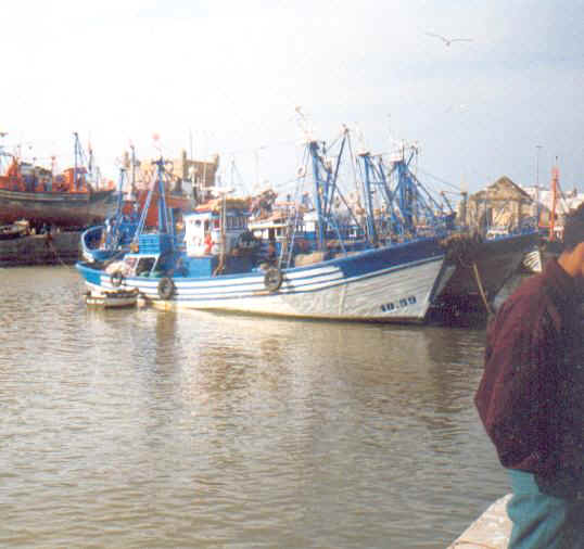 Le port d'Essaouira , Clik pour retour texte